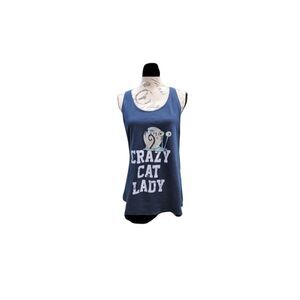 Next Level -377 "Crazy Cat Lady"‎ tank top Extra Large